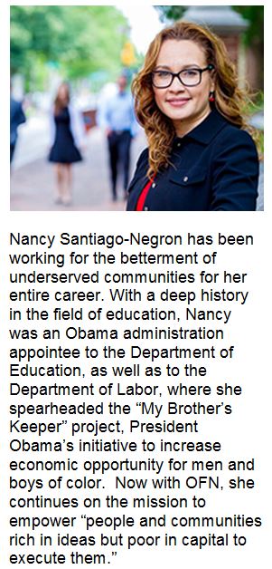 Nancy Santiago-Negron has been working for the betterment of underserved communities for her entire career. 