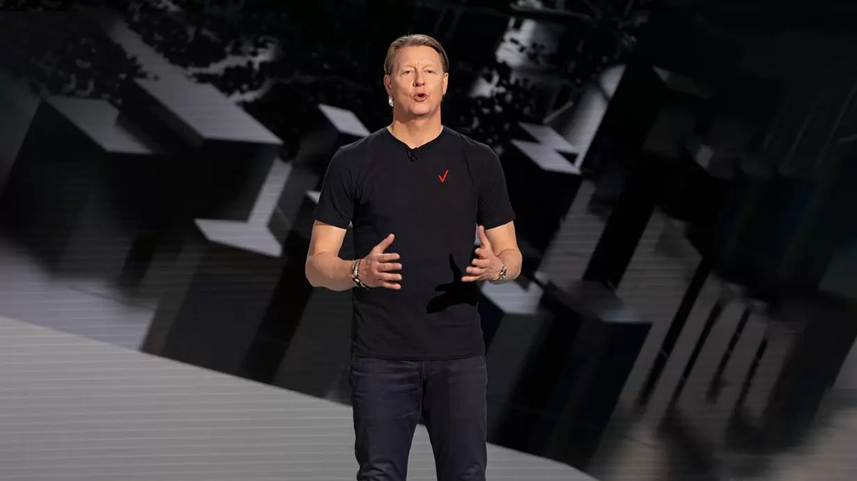 Hans Vestberg on the CES 2021 Verizon Keynote Stage