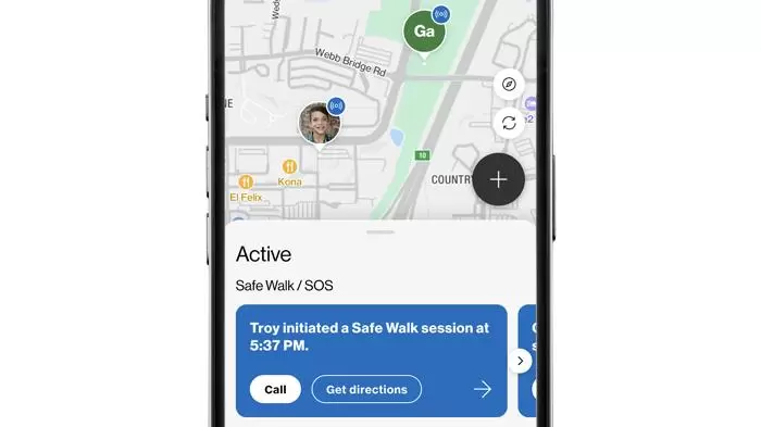 Safe Walk Session | Verizon Family App