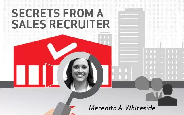 Secrets From A Sales Recruiter: Meredith Whiteside