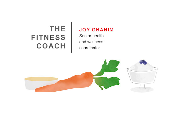 Joy Ghanim, a senior health and wellness coordinator