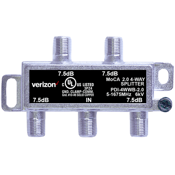 Product view of 4-Way Coax Splitter