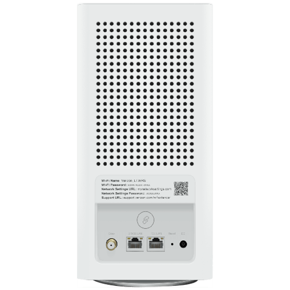 Back view of Verizon Wi-Fi Extender