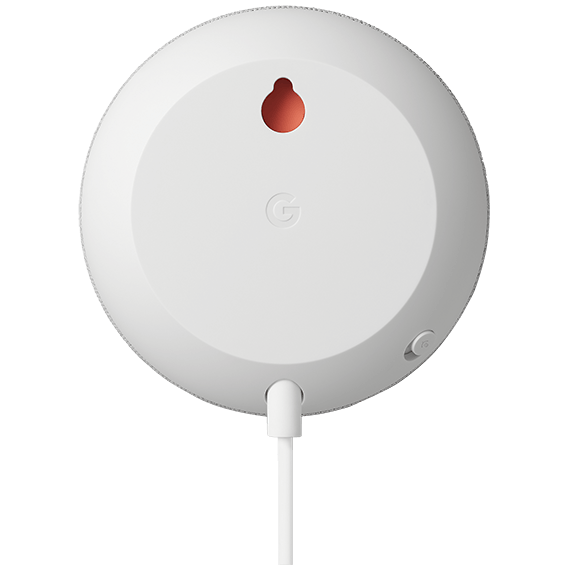 Chalk Google Nest Mini product image back view